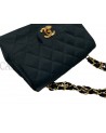 MINI SQUARE CHANEL VINTAGE IN SETA NERA