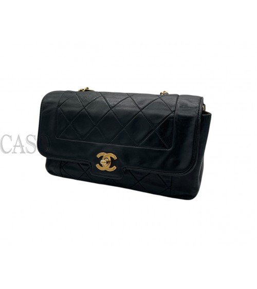 CHANEL VINTAGE LADY D IN PELLE NERA