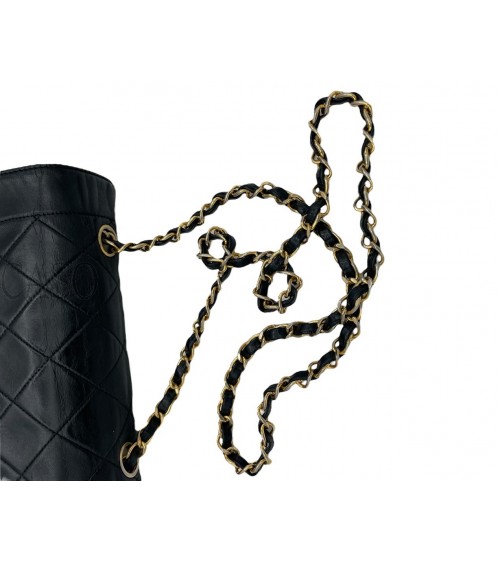 CHANEL VINTAGE LADY D IN PELLE NERA