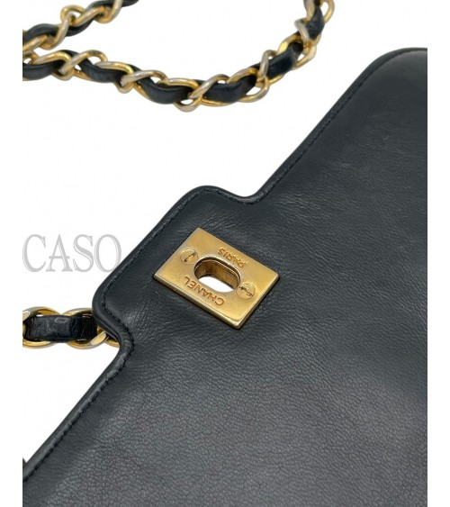 CHANEL VINTAGE LADY D IN PELLE NERA