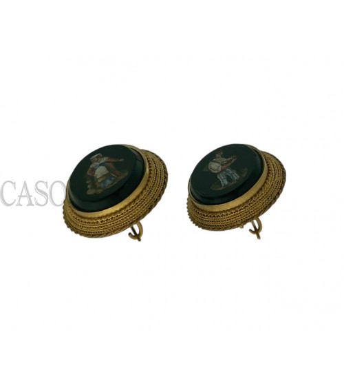 ORECCHINI ANTICHI CON MICROMOSAICO