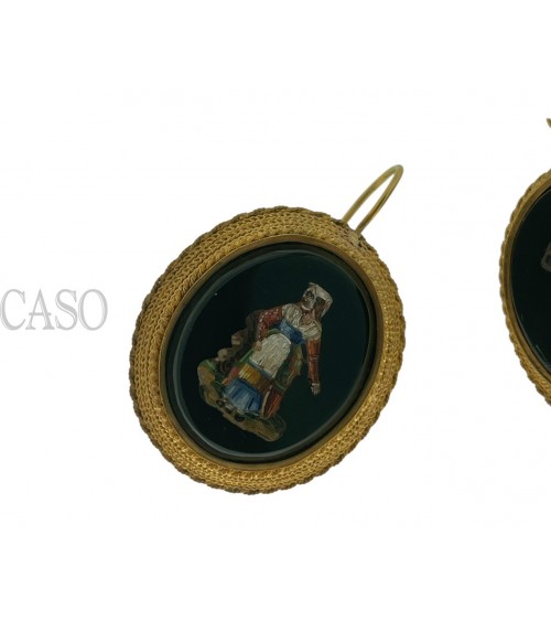 ORECCHINI ANTICHI CON MICROMOSAICO