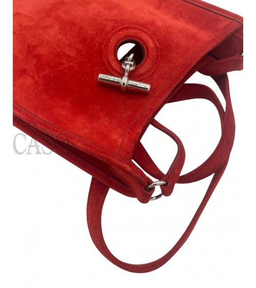 HERMES MINI VESPA IN PELLE SCAMOSCIATA