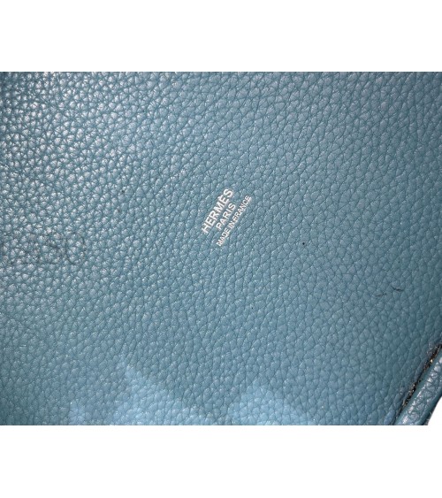 HERMES PICOTIN 22 BLU JEANS