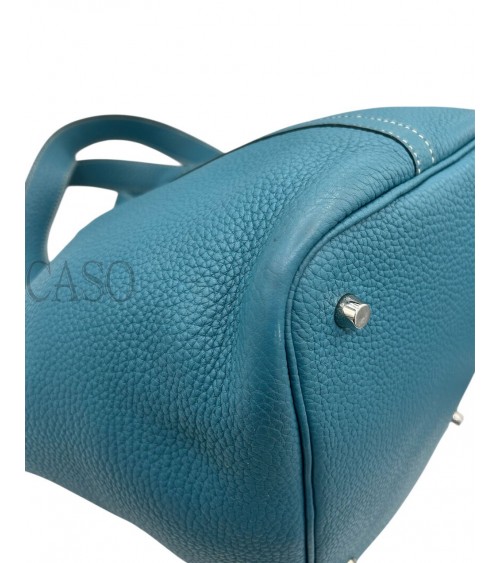 HERMES PICOTIN 22 BLU JEANS