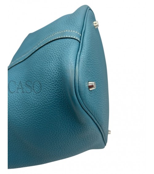 HERMES PICOTIN 22 BLU JEANS