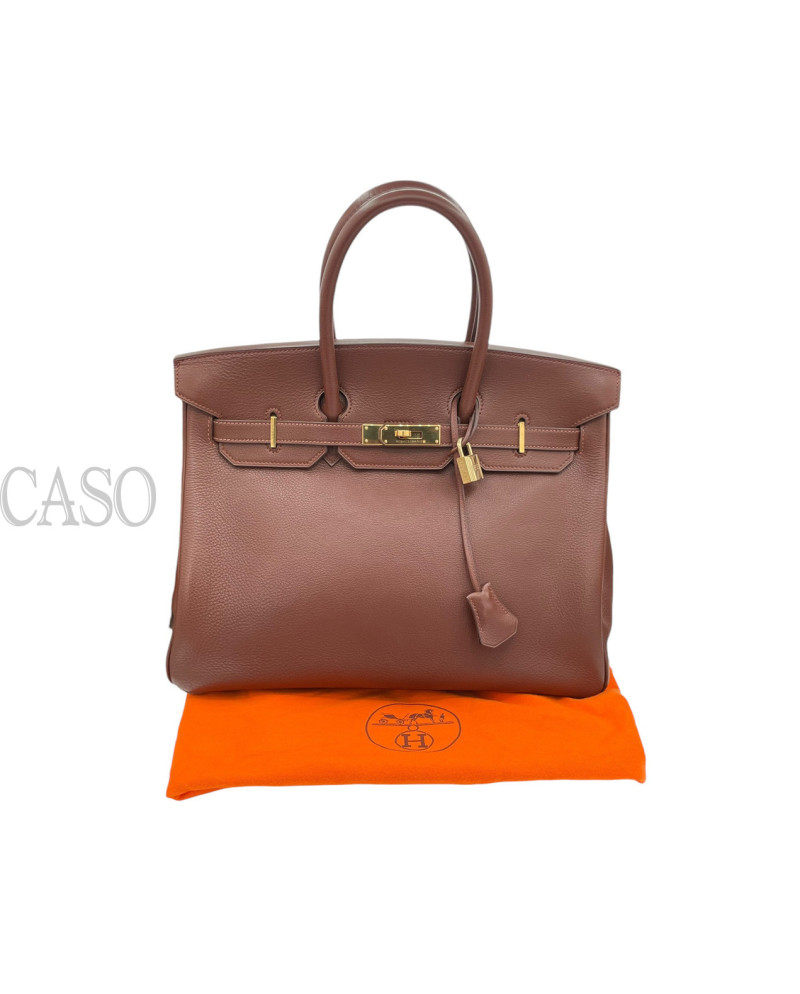 BIRKIN 35 IN PELLE MARRONE