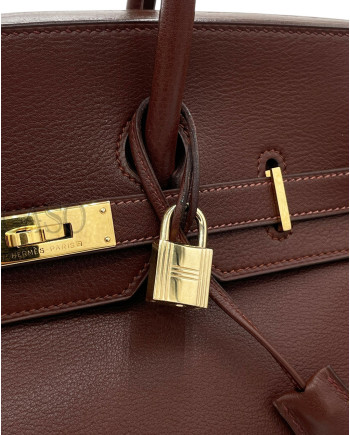 BIRKIN 35 IN PELLE MARRONE