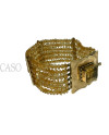 BRACCIALE VINTAGE IN ORO CON TOPAZIO
