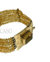 BRACCIALE VINTAGE IN ORO CON TOPAZIO