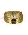 BRACCIALE VINTAGE IN ORO CON TOPAZIO