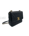 CHANEL VINTAGE BIG LOGO CAVIAR NERO