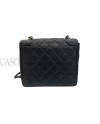 CHANEL VINTAGE BIG LOGO CAVIAR NERO