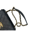 CHANEL VINTAGE BIG LOGO CAVIAR NERO