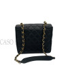 CHANEL VINTAGE BIG LOGO CAVIAR NERO