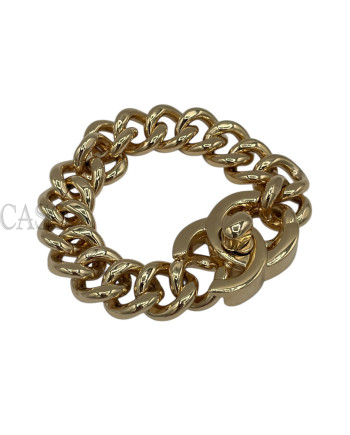 ICONICO BRACCIALE CHANEL CON LOGO.