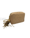 CAMERA BAG IN PELLE BEIGE