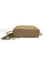 CAMERA BAG IN PELLE BEIGE