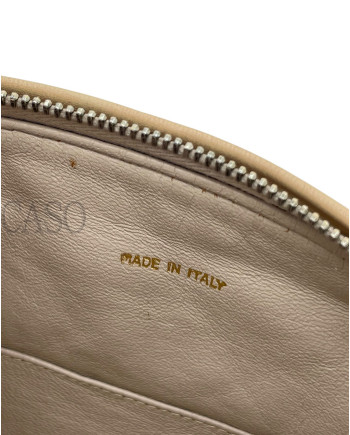CAMERA BAG IN PELLE BEIGE