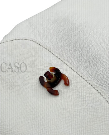 ZAINO CHANEL IN CAVIAR BIANCO