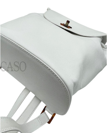 ZAINO CHANEL IN CAVIAR BIANCO