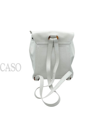 ZAINO CHANEL IN CAVIAR BIANCO