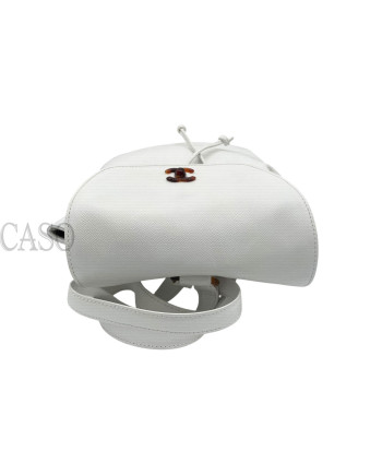 ZAINO CHANEL IN CAVIAR BIANCO