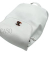 ZAINO CHANEL IN CAVIAR BIANCO