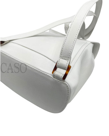 ZAINO CHANEL IN CAVIAR BIANCO