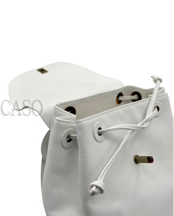 ZAINO CHANEL IN CAVIAR BIANCO