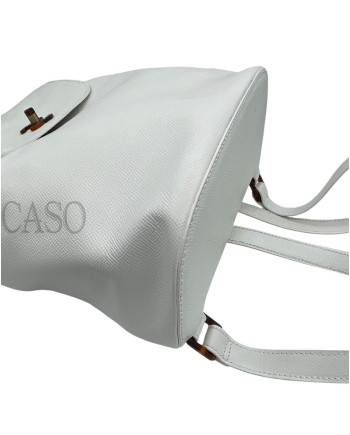 ZAINO CHANEL IN CAVIAR BIANCO