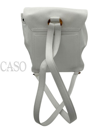 ZAINO CHANEL IN CAVIAR BIANCO