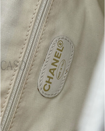 ZAINO CHANEL IN CAVIAR BIANCO