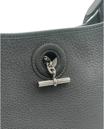 HERMES VINTAGE MODELLO VESPA IN PELLE GRIGIA