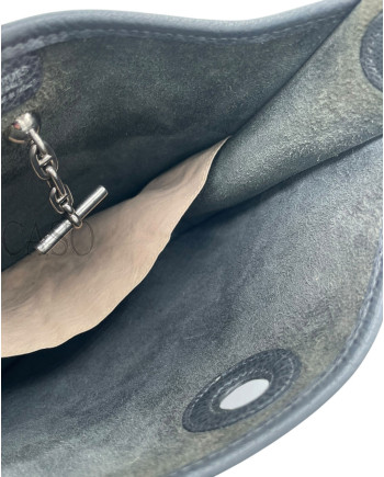 HERMES VINTAGE MODELLO VESPA IN PELLE GRIGIA