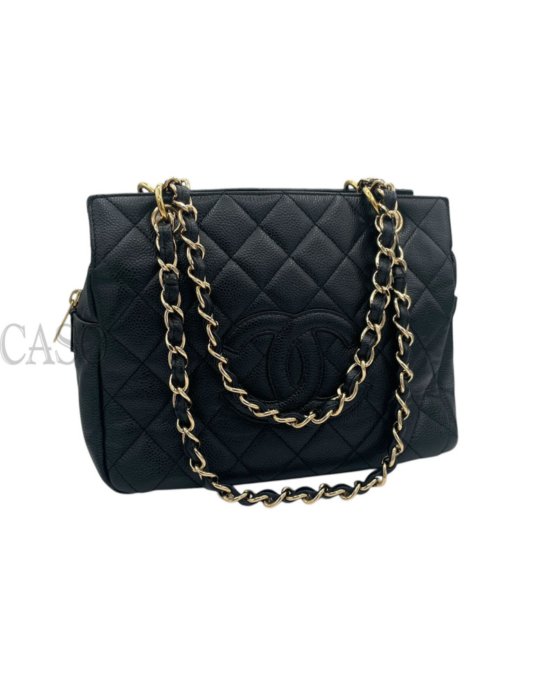 CHANEL PTT CAVIAR NERO