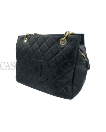 CHANEL PTT CAVIAR NERO
