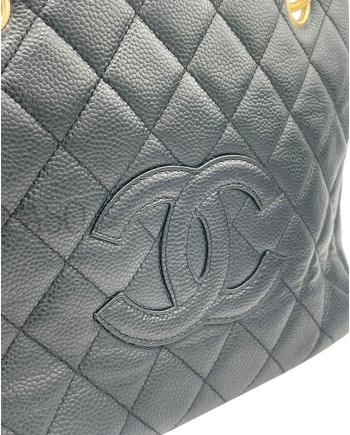 CHANEL PTT CAVIAR NERO