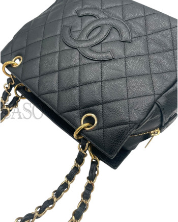 CHANEL PTT CAVIAR NERO