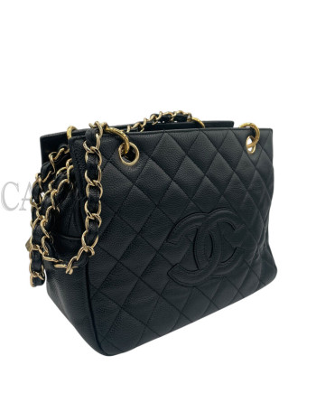 CHANEL PTT CAVIAR NERO