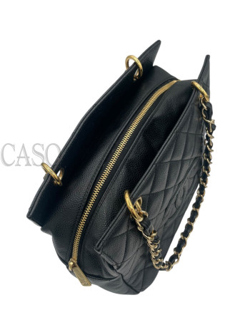 CHANEL PTT CAVIAR NERO