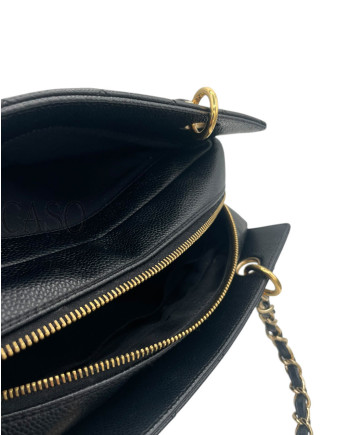 CHANEL PTT CAVIAR NERO