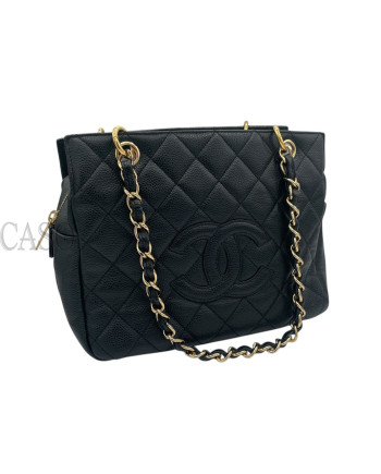 CHANEL PTT CAVIAR NERO