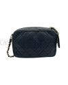 CHANEL CAMERA IN PELLE BLU