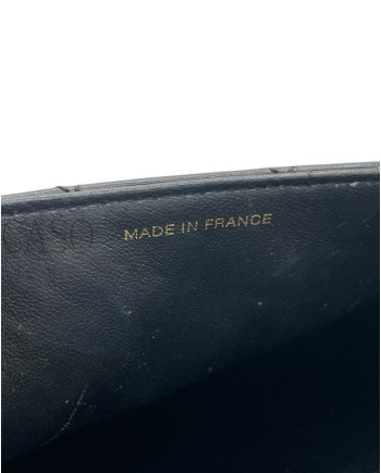 CHANEL JUMBO VINTAGE PELLE NERA E TORTOISE