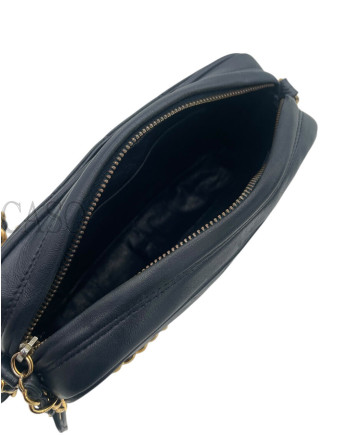 CHANEL CAMERA IN PELLE BLU