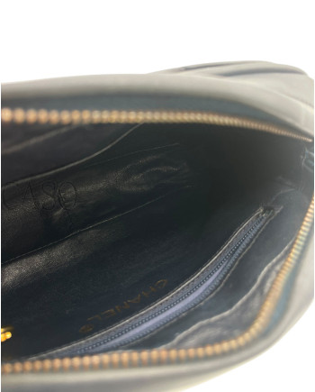 CHANEL CAMERA IN PELLE BLU