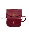 ZAINO CHANEL VINTAGE IN PELLE BORDEAUX