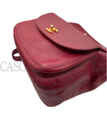 ZAINO CHANEL VINTAGE IN PELLE BORDEAUX