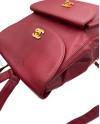 ZAINO CHANEL VINTAGE IN PELLE BORDEAUX